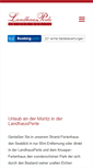Mobile Screenshot of mueritz-landhausperle.de
